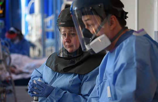 covid staff hospital