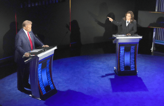 Presidential debate between Kamala Harris and Donald Trump