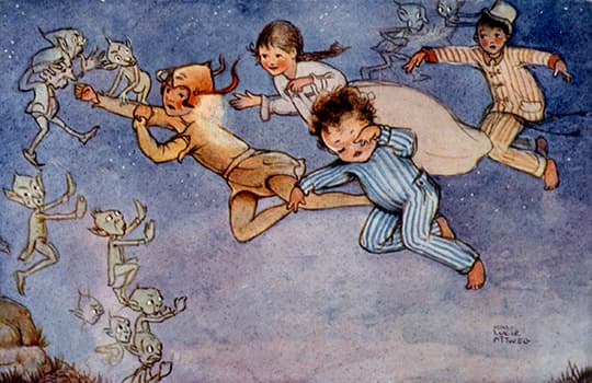 An illustration of Peter Pan