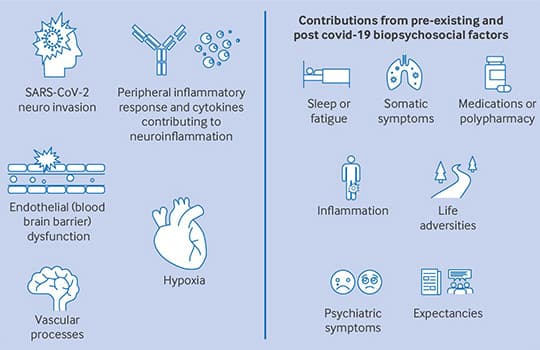 Potential mechanisms of long covid