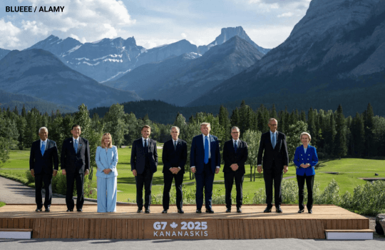 World leaders at the G7 summit 2025