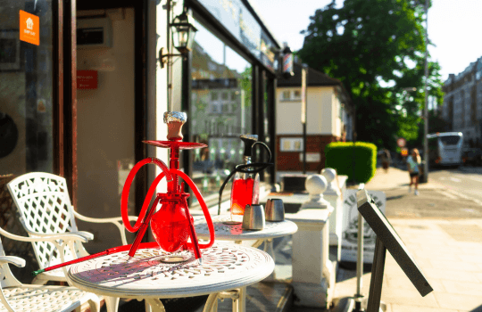 Shisha bar in London