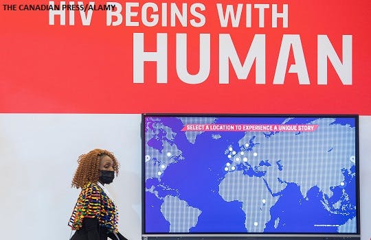 The International AIDS Conference in Montreal in July 2022