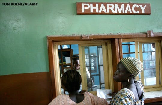 A pharmacy in Nigeria